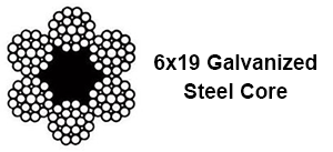 Galvaized-wire-rope-6x19-steel-core